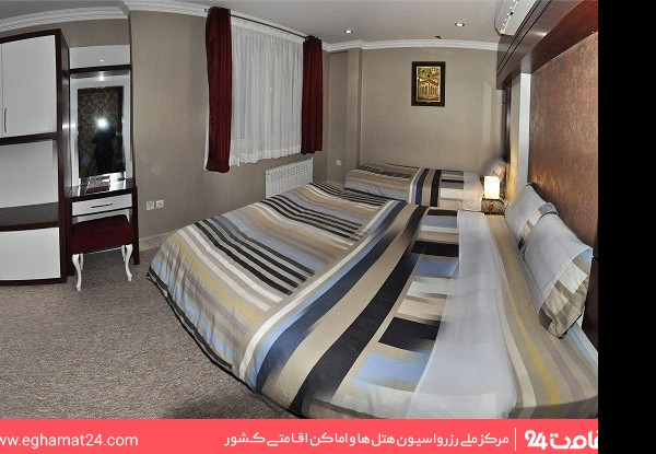 تصویر اتاق آپارتمان دو خوابه کانکت نه تخته (پنج تخت + چهار سرویس اضافه)